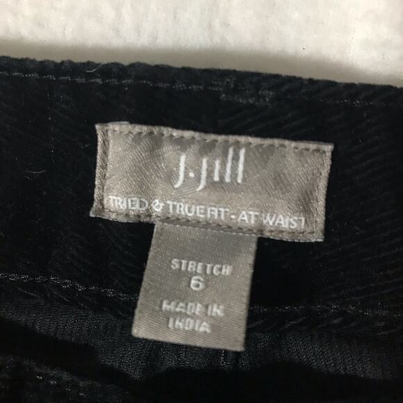 J Jill tried and true at waist navy corduroys sz 6 preppy classic stretchy - Picture 3 of 9